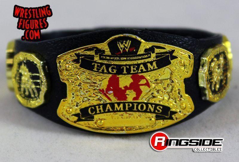 WWE Mattel Action Figure Accessory Classic Tag Team Title Belt Elite loose