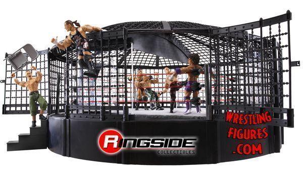 Real Scale Elimination Chamber Ring | WrestlingFigs