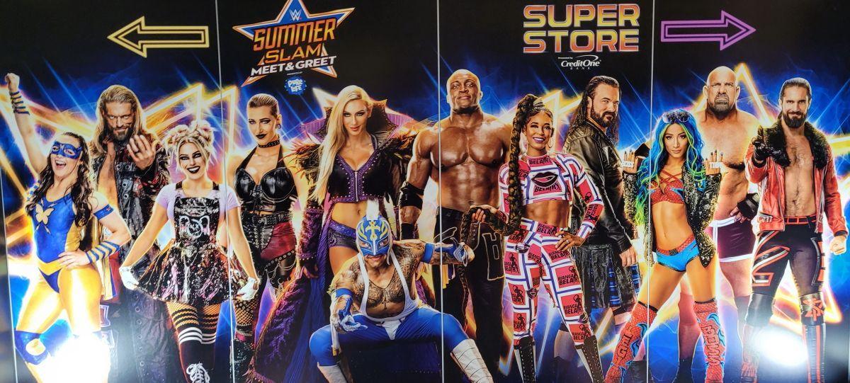 PHOTOS FROM THE WWE SUMMERSLAM SUPERSTORE WrestlingFigs